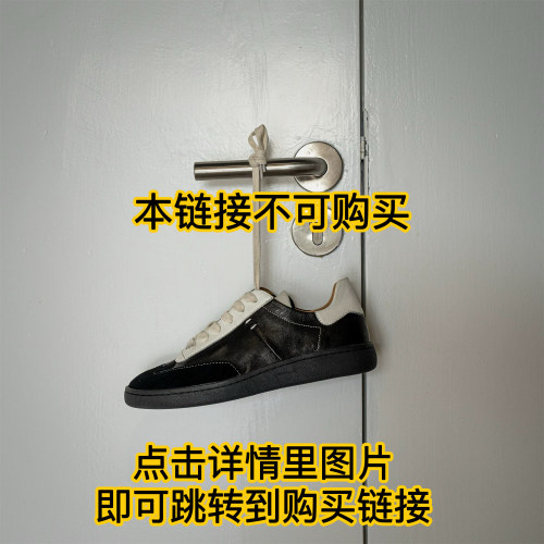 CZCAICAI2025年新款德训鞋女马皮小白鞋休闲鞋