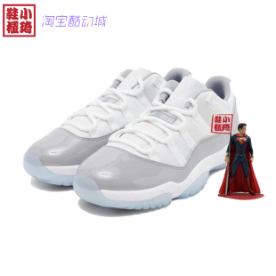 小琦鞋 AirJordan11Low AV2187 柜 白灰 140 AJ11低帮复古篮球鞋