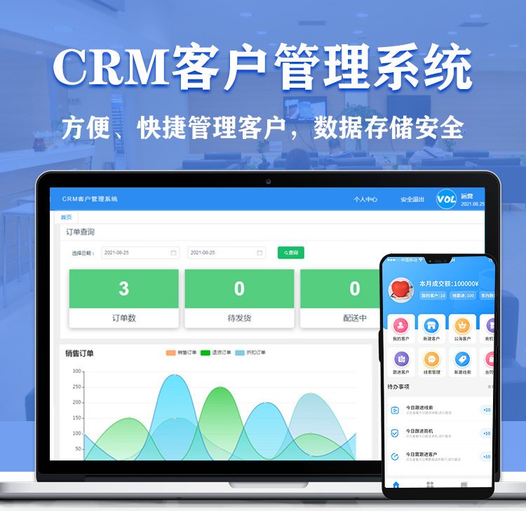 crm客户管理系统贷款/催收教育订单管理系统进销存办公模块