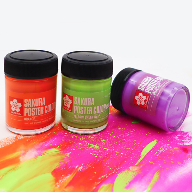 樱花sakura脱胶水粉颜料45ML成人美术设计艺考专业考试浓缩型水粉,文具电教/文化用品/商务用品,水粉颜料,淘宝优惠券,粉丝福利购,淘宝优惠卷