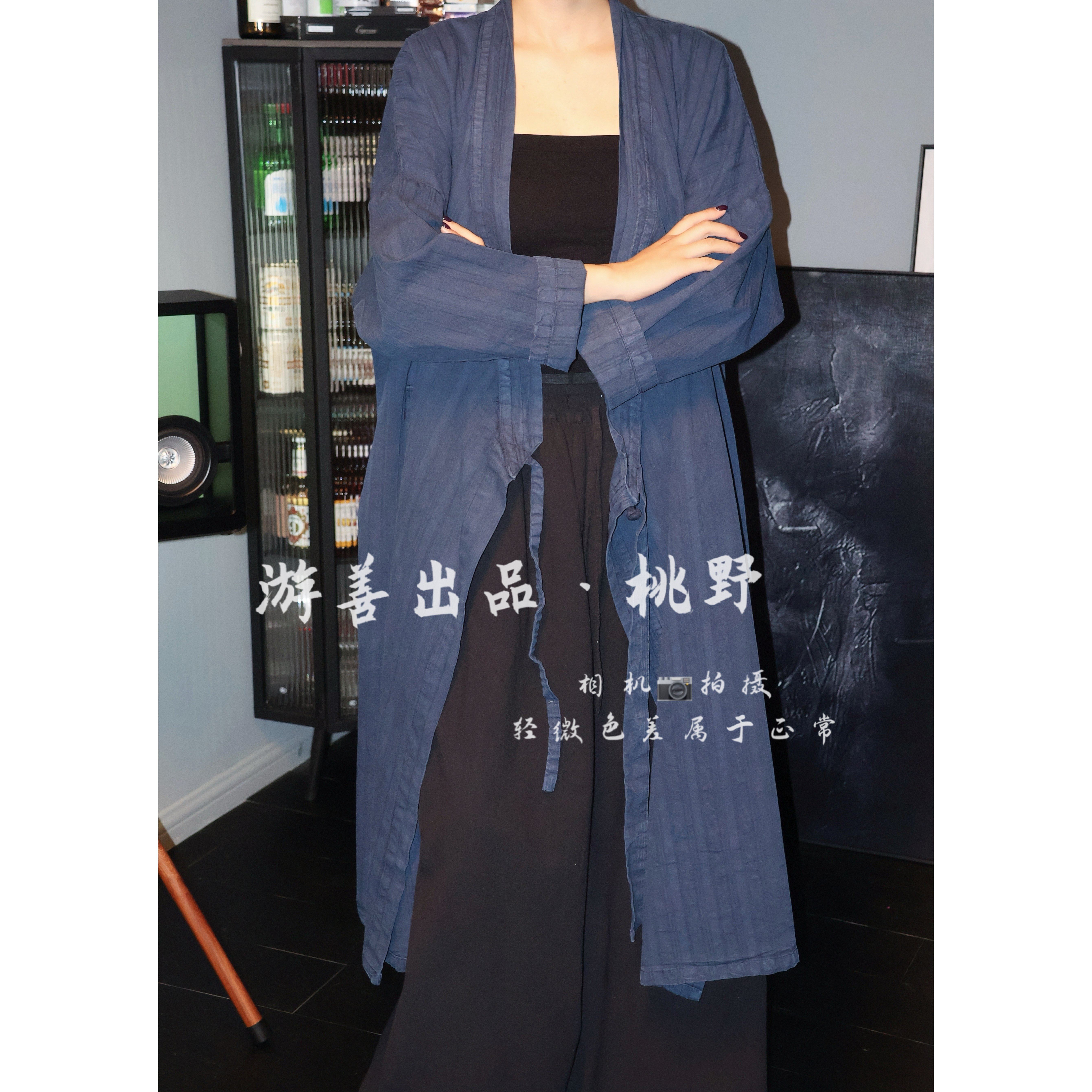 2026春秋文艺禅意亚麻宽松开衫