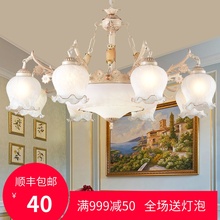 欧式铁艺客厅美式复古卧室餐厅灯1