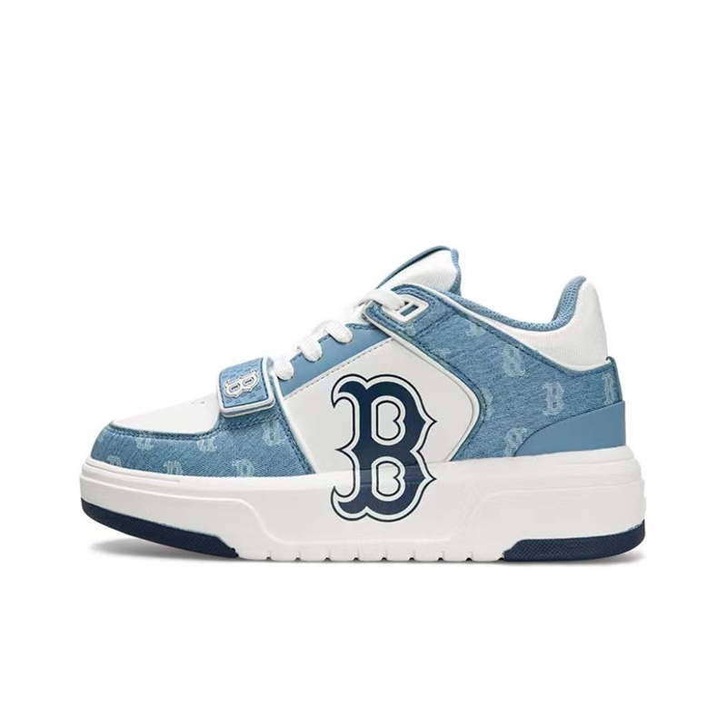 MLB男女同款防滑耐磨中帮板鞋