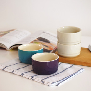 170毫升陶瓷烘焙碗 烤碗 雪糕碗沙拉碗 粟米羹碗 甜品碗布丁碗3色