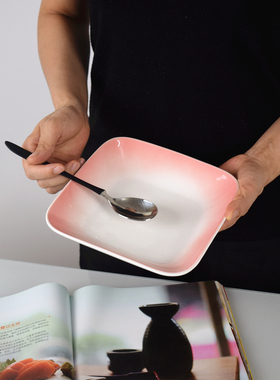 创新欧式陶瓷盘上菜盘鱼盘西餐盘甜品盘家用餐盘微波炉盘烤箱盘