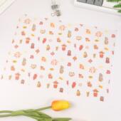 财神到 A4胶片硫酸纸磨砂新春胶片手帐分隔页可DIY手账配件