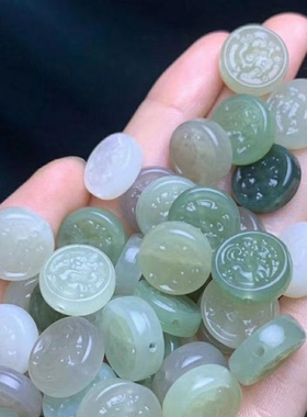 多样性手牌雕刻坠十二生肖发吊单个玉麒麟单圈编绳和田