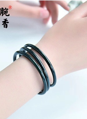 和田玉方条玉女真新疆镯带青玉证书细条手叮当纯天然手镯女玉石镯