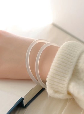 绿美人镯叮当天然首饰正圈手镯绿闺蜜显白玉镯半山半水镯玉髓