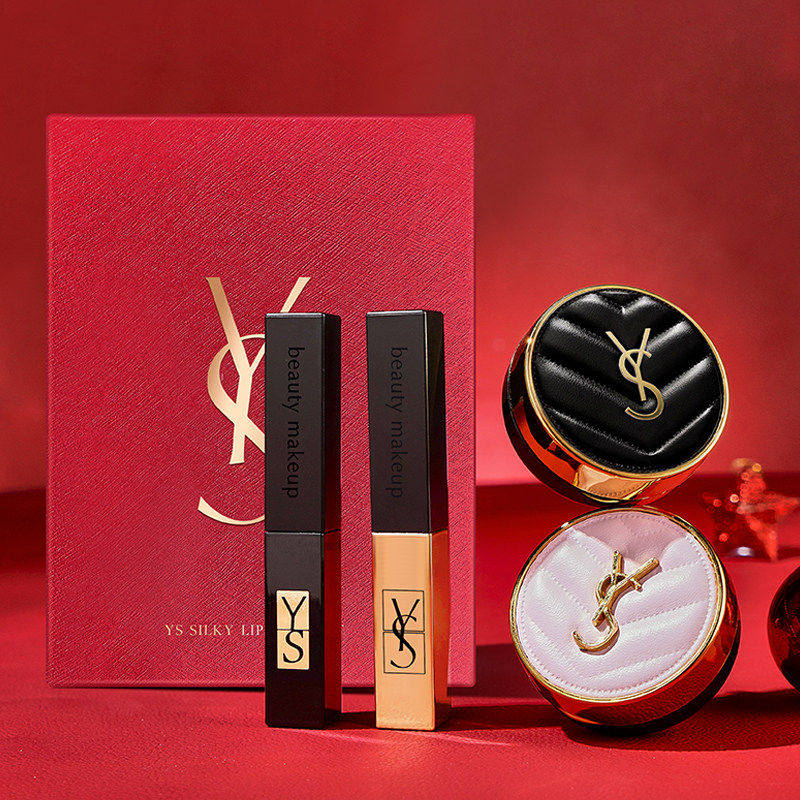 YS法国口红气垫礼盒套装小金条1966情人节送生日礼物女友老婆闺蜜