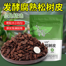 蝴蝶兰专用松树皮颗粒发酵腐熟松鳞兰花土植料大块垫材天然覆盖物