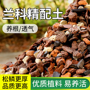 兰花土专用土透气营养土发酵腐熟蝴蝶兰植料种植土君子兰松树皮