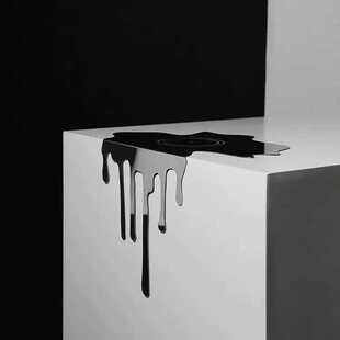 不锈钢立体摆件样板间客厅桌面软装饰创意轻奢工艺品