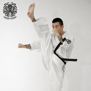 DF道服 极真空手道服 KARATE 纯棉 大面积精绣 送白带DEEP FEAR