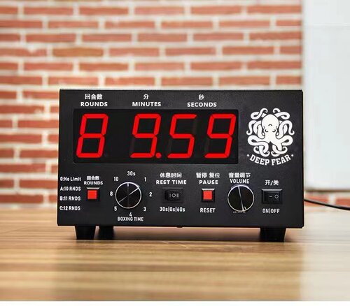 DF大型格斗计时器 拳击 泰拳 MMA 计时器LED屏  音量可调