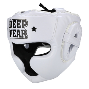 视觉宽广 拳击泰拳格斗 头盔护头 FEAR DF轻量化护头 DFHG1 DEEP