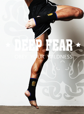 DF泰拳护踝搏击散打MMA护具拳击护脚背格斗护脚踝护脚套DEEP FEAR