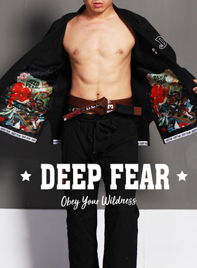 DEEP FEAR 柔术服武士款 BJJ GI JiuJitsu MMA 柔道 儿童码