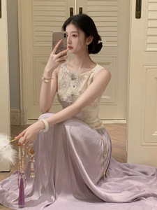 镇店之宝法式高级感仙女裙25夏季新款修身名媛连衣裙【咨询客服】