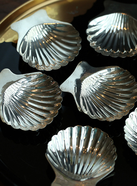 【2020 VA珠宝 Vintage 专场】纯银贝壳形糖果首饰盘