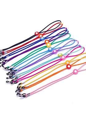 [刘亦凡]第二代儿童弱视近视眼镜绳眼镜绑带防滑小花12色可选包邮