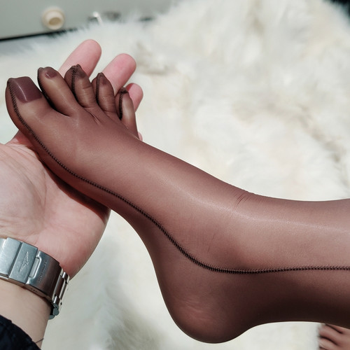 爱幻丝「趾」五趾袜分开连裤袜丝袜丝滑超薄蝉翼足jiao开档免脱女