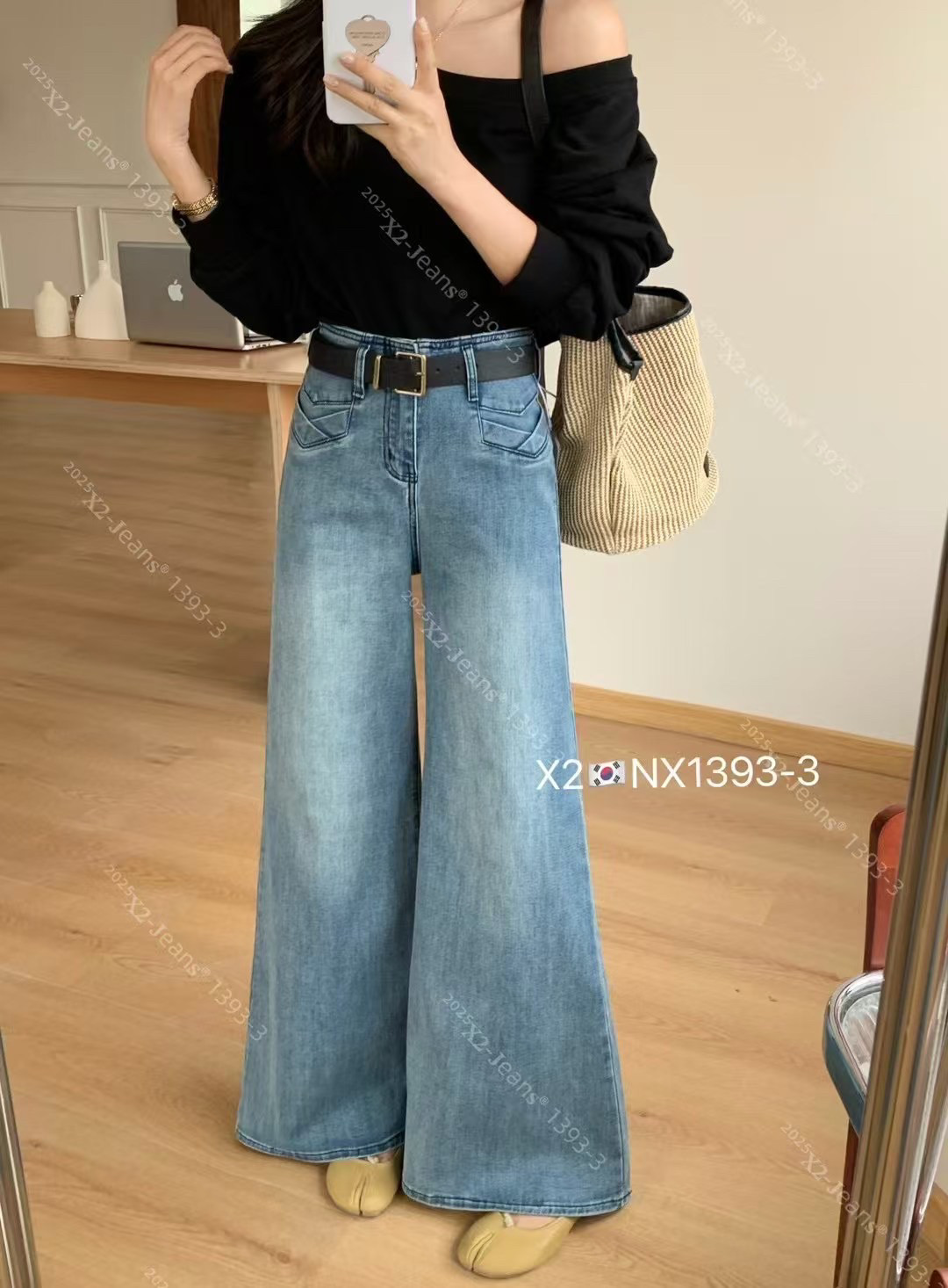 热销气质春季新款炸街高腰收腹显瘦直筒阔腿垂感显瘦拖地牛仔裤女,女装/女士精品,牛仔裤,淘宝优惠券,粉丝福利购,淘宝优惠卷