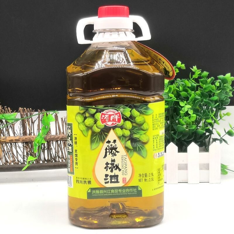 四川洪雅特产餐饮商用大桶装汉源花椒油/藤椒油