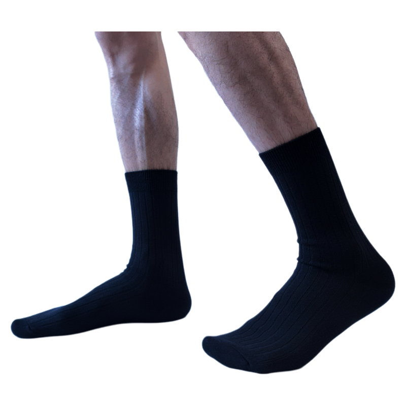Twunk男士黑色中筒羊毛袜秋季运动袜吸汗棉袜正装黑袜休闲白袜