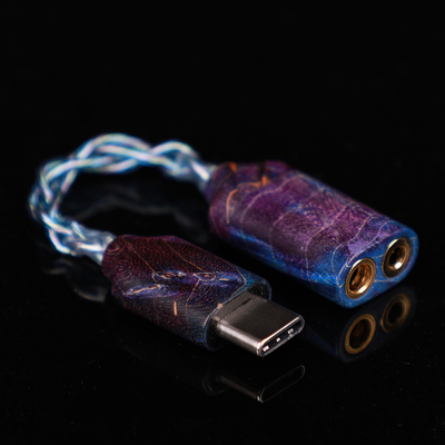 CPHI解码耳放DSD128双端口2.5/3.5mmHIFI便携小尾巴安卓type-c线