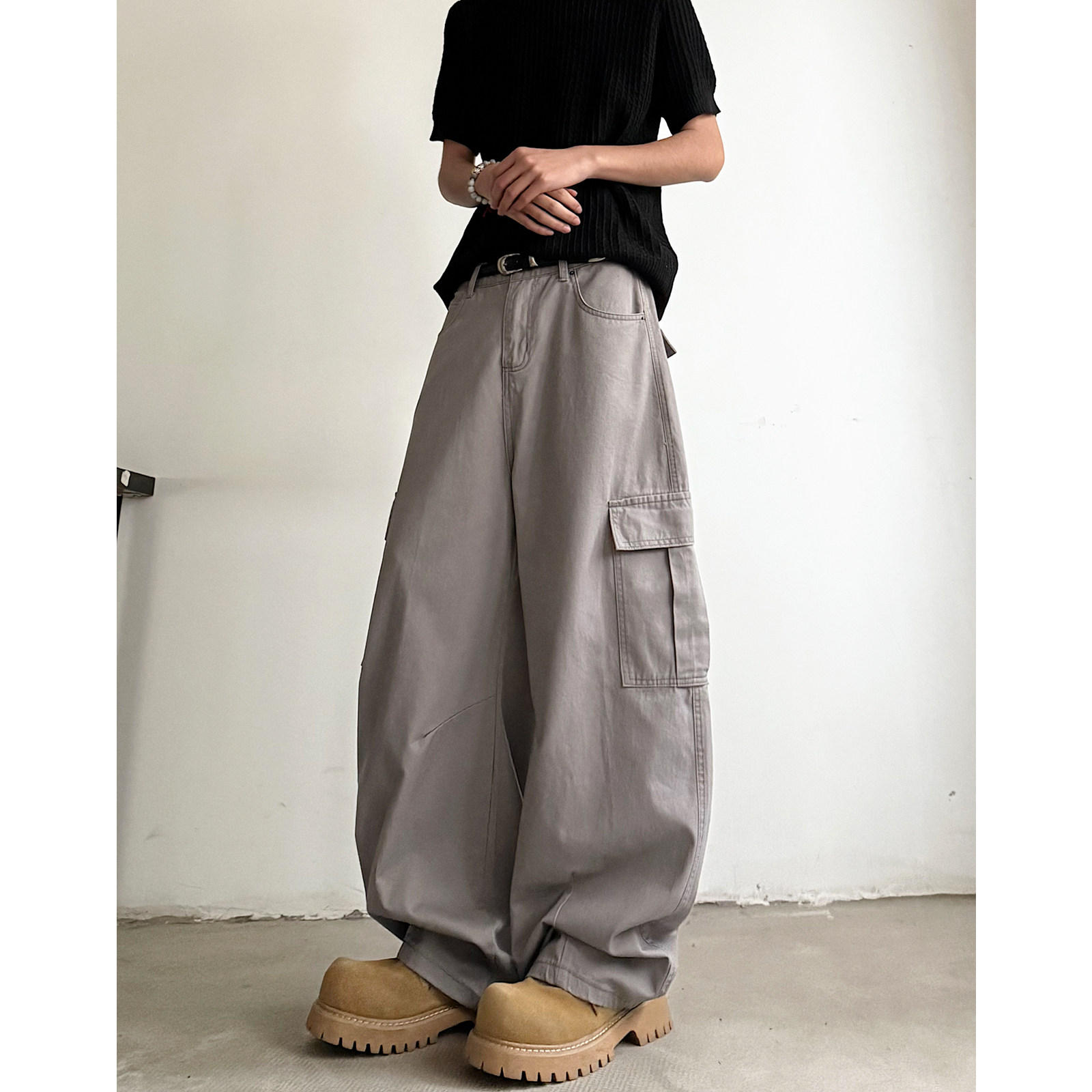 现货男女宽松工装休闲裤8333P55，男装工装外套，星座517-5