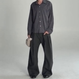 现货春季男女格子衬衫C030P40，男装衬衫，星座517-5