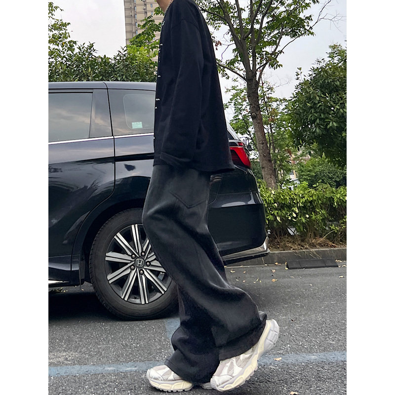 秋季新品男女宽松水洗休闲卫裤裤腿裤6688P65,男装休闲裤,星座517-5
