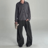 现货春季男女格子衬衫C030P40，男装衬衫，星座517-5