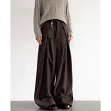 现货秋冬厚款男女老钱风毛呢西裤8070P58，男装西裤，星座517-5