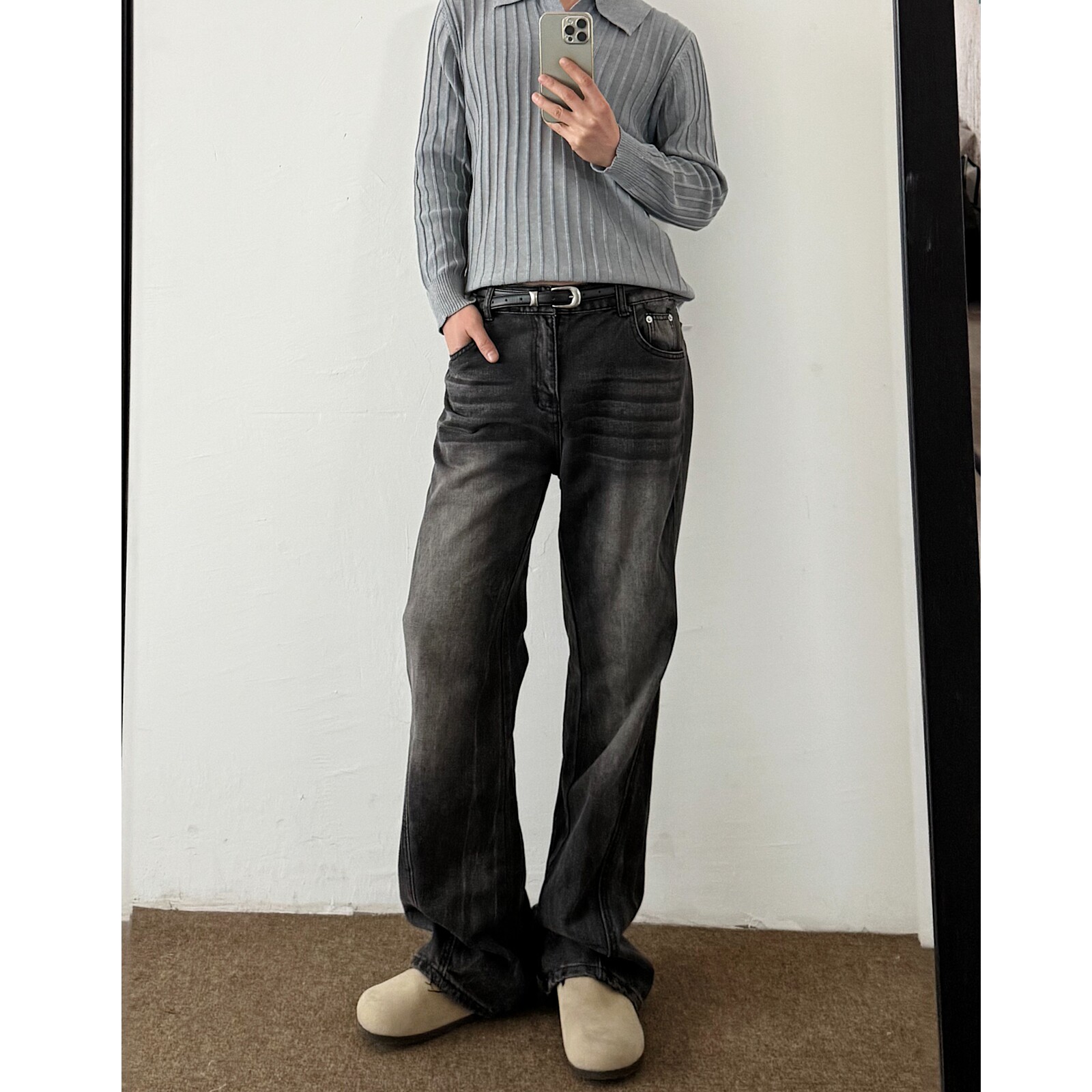 现货美式复古男女直通牛仔裤8146P45,男装牛仔裤,星座517-5