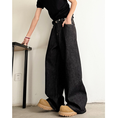 现货  男女直通牛仔裤8117P45