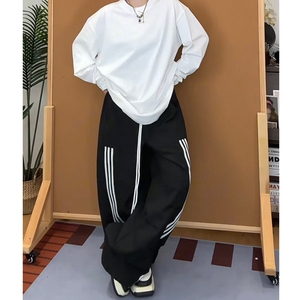 现货男女三条杆休闲裤8687p45，男装休闲裤，星座517-5