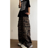 夏季男女速干迷彩拖地休闲裤6617p55，男装休闲裤，星座517-5