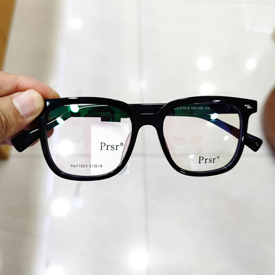 新款帕莎眼镜框全框方形男女潮素颜瘦脸近视眼镜架网红款PA71003