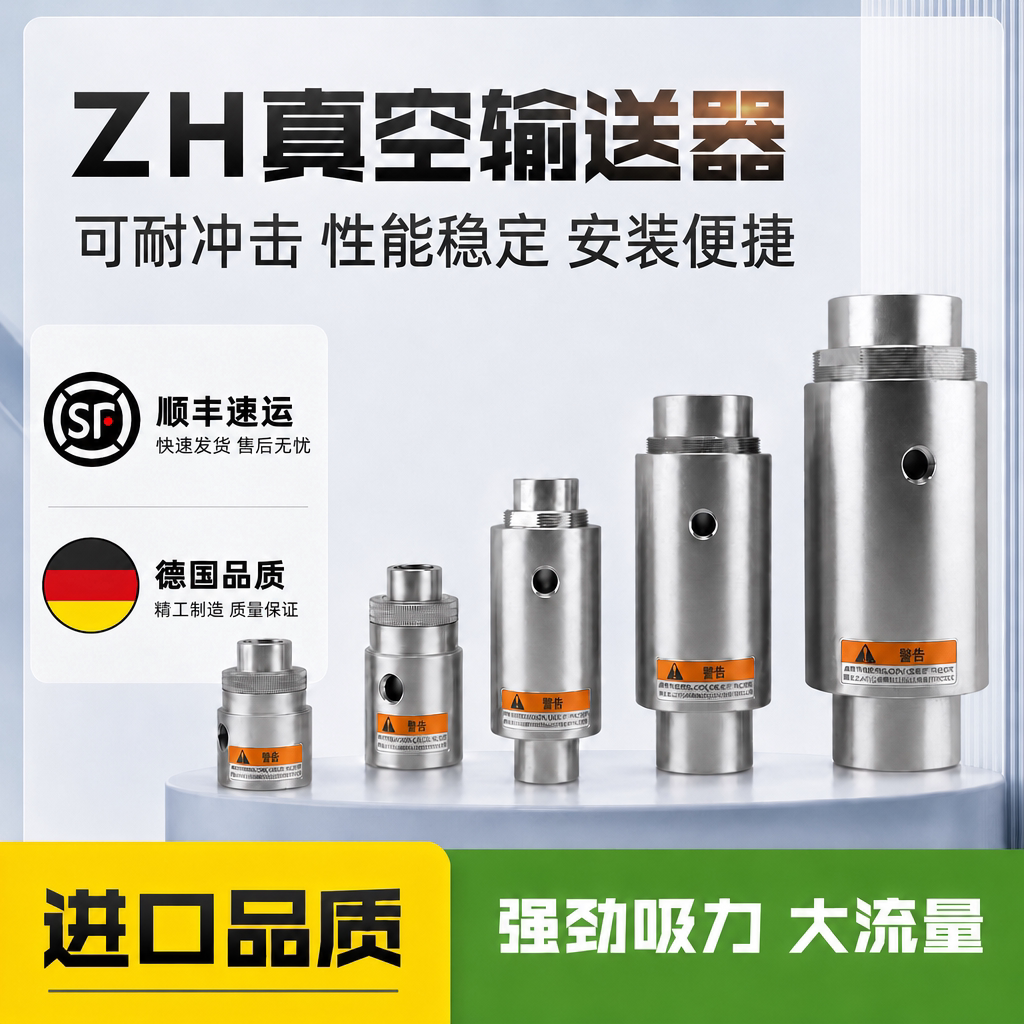 ZH真空输送器 真空发生器 气动上料机吸料器空气放大器颗粒输送器
