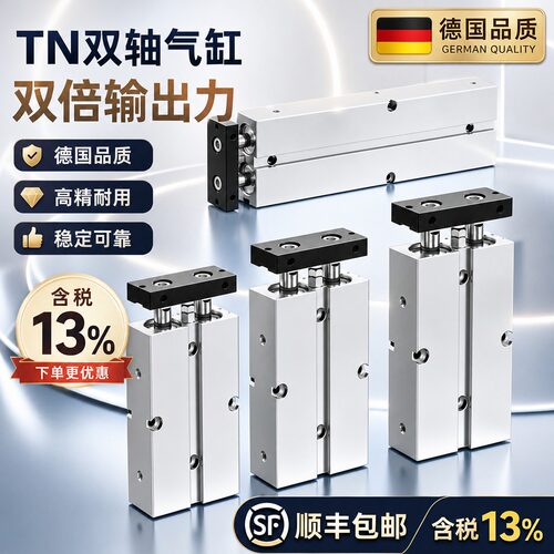 TDA双轴双杆气缸大推力TN10-100S