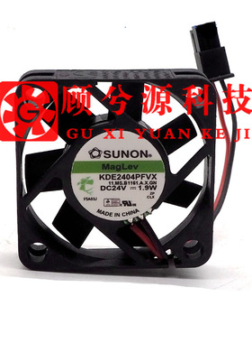 全新建准SUNON KDE2404 PFVX PFV2 24V 1.9W 4010 静音变频器风扇