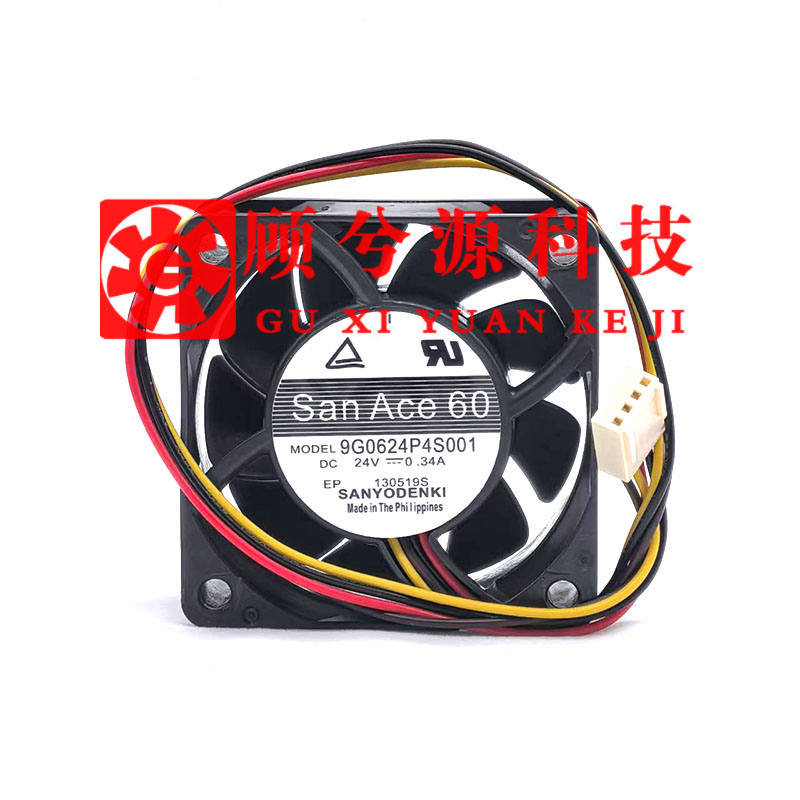 全新SANYO/三洋 6025 24V 0.34A 9G0624P4S001 6CM變頻器散熱風(fēng)扇