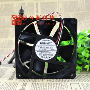 12032 4712KL 0.22A NMB 双滚珠静音风扇 12V MAT B19 原装 04W