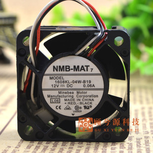 4020 交换机散热风扇 1608KL 0.06A 12V 4CM B19 04W MAT NMB