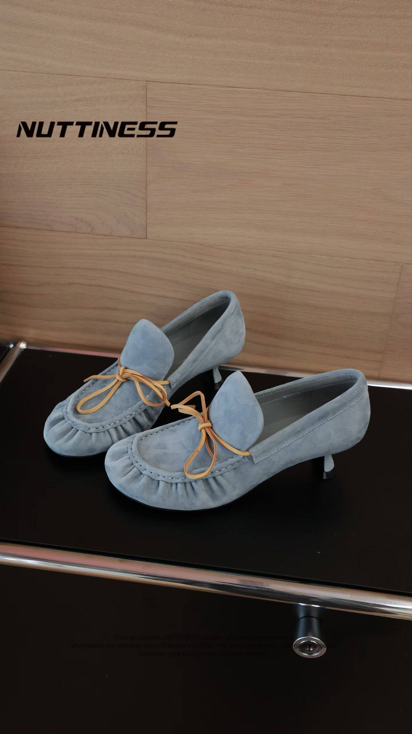 欧洲站2026春季新款欧货时尚休闲百搭显瘦蝴蝶结高跟鞋女,女鞋,时尚芭蕾鞋,淘宝优惠券,粉丝福利购,淘宝优惠卷