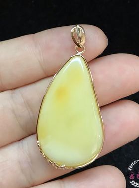 私人随形宝石包边来图吊坠定制