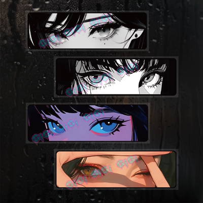 反光车贴JDM动漫眼睛二次元