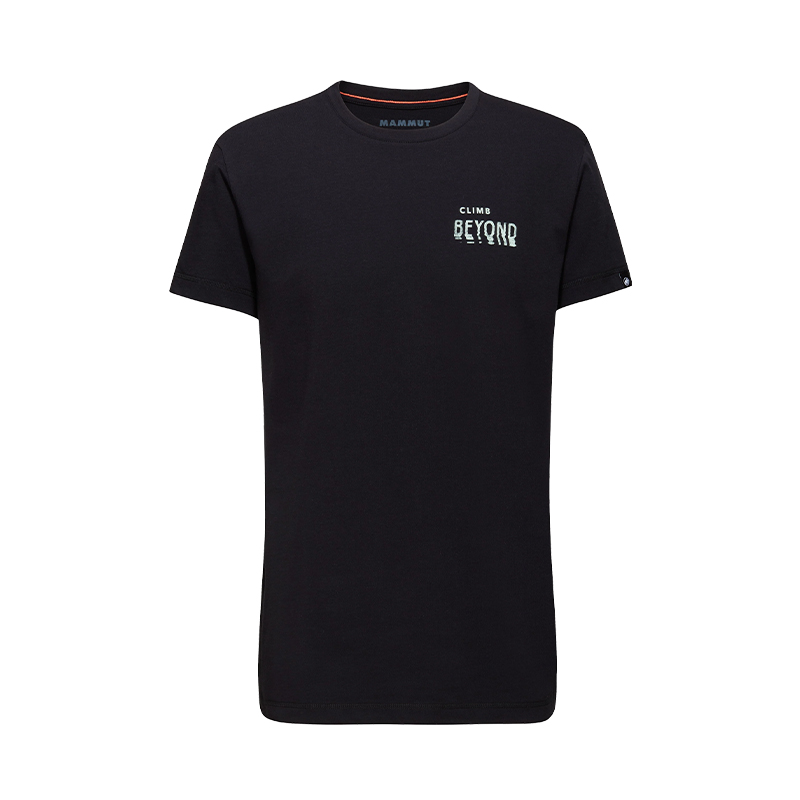 Mammut猛犸象Massone男款户外运动简约舒适柔软圆领棉质短袖T恤